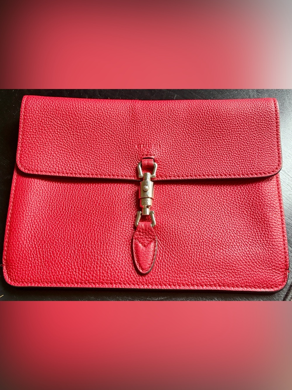 Gucci Red Leather Convertible Women’s Crossbody Bag